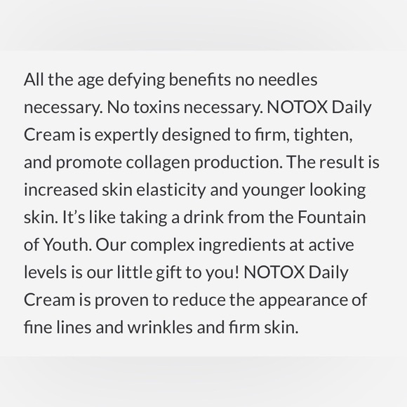 The Cleanest Lab NOTOX Daily Cream NEW IN BOX 1.7 oz - Picture 3 of 3